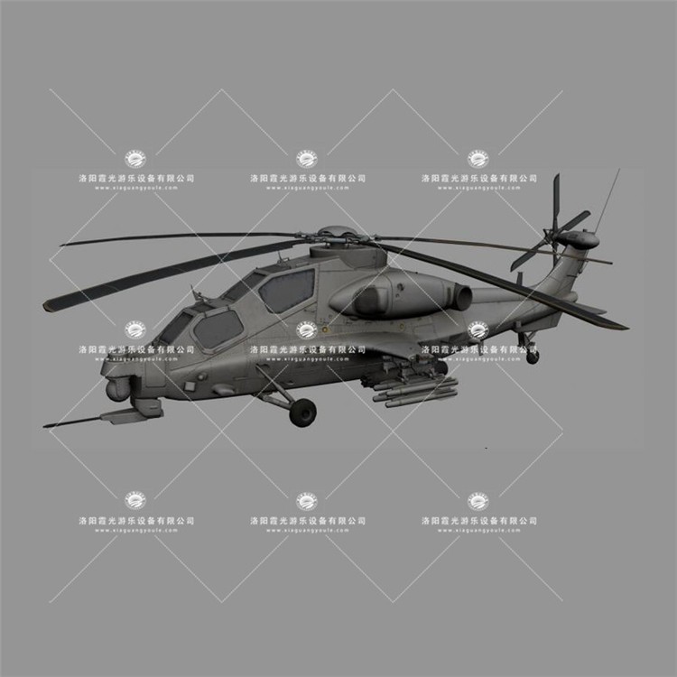龙潭武装直升机3D模型